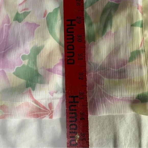 Vintage Victoria’s Secret Gold Label Satin Robe Tie Sleep Shirt One Size Floral - Picture 6 of 8